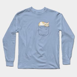 Kitty Pocket 2 Long Sleeve T-Shirt